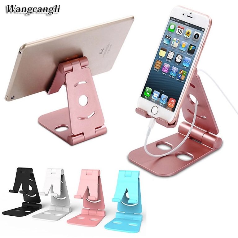 Rotating tablet phone holder for iphone Universal cell desktop stand for phone Stand mobile support table wholesale
