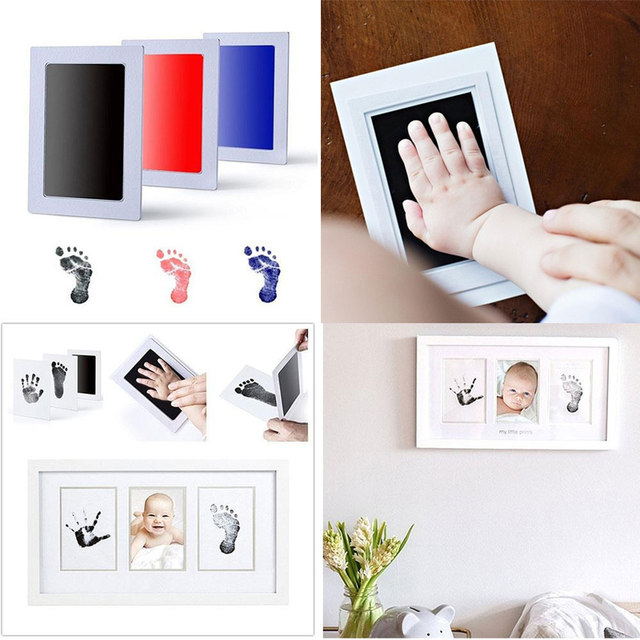 3D Hand FootPrint Scan Book  For Baby , Hand Print Foot Print Good Gift For Family or For Personal Use For Your Baby