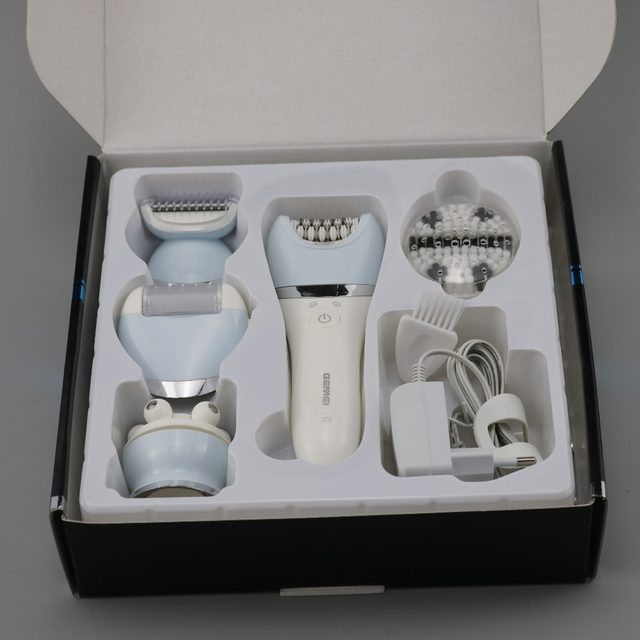 5in1 facial women epilator electric female epilator leg body face hair removal depilatory mini lady shaver bikini trimmer set